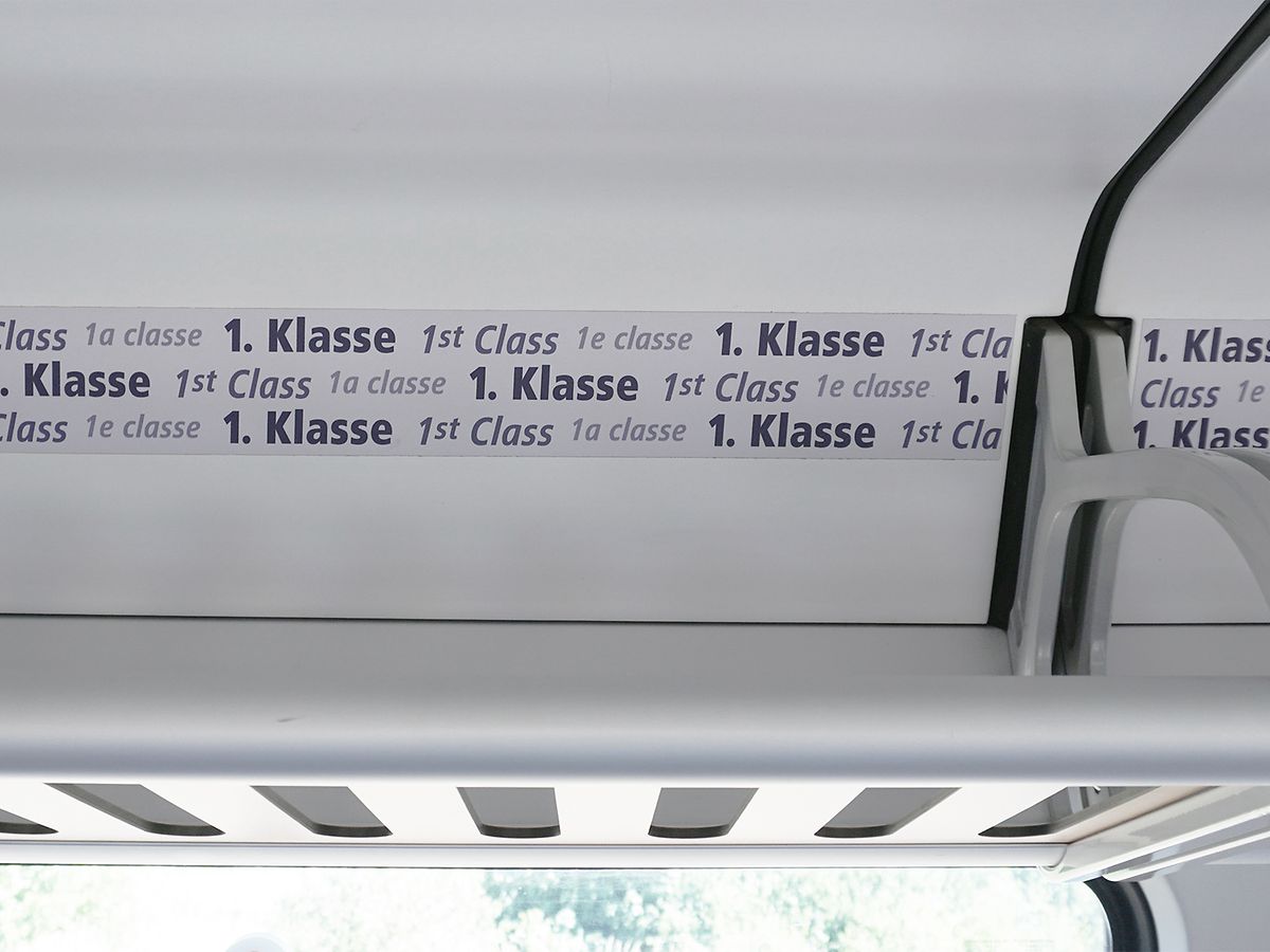 Nachher-Bild: 1. Klasse-Banderole