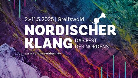 Plakatmotiv des Festivals "Nordischer Klang" 2025