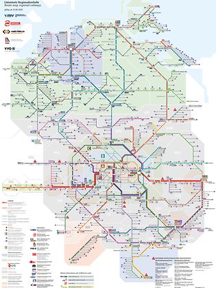 Gesamtliniennetzplan Mecklenburg-Vorpommern, Brandenburg und Berlin